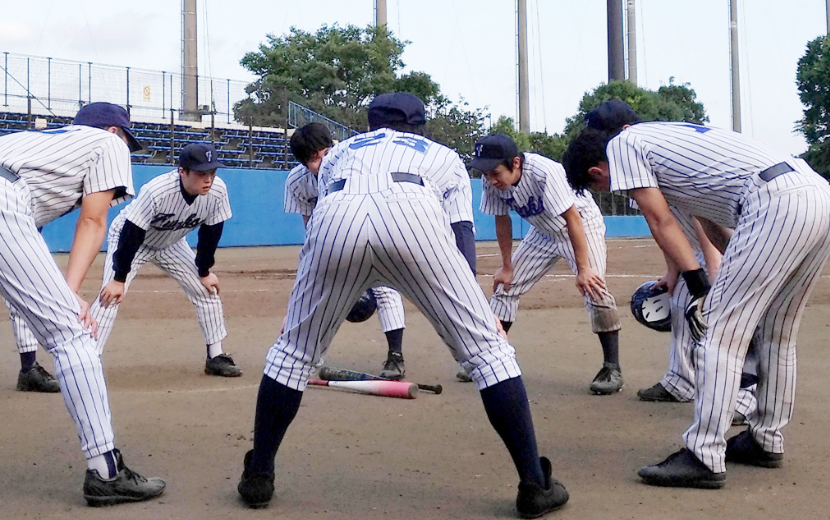 会社の野球チームでリーグ戦に出場！